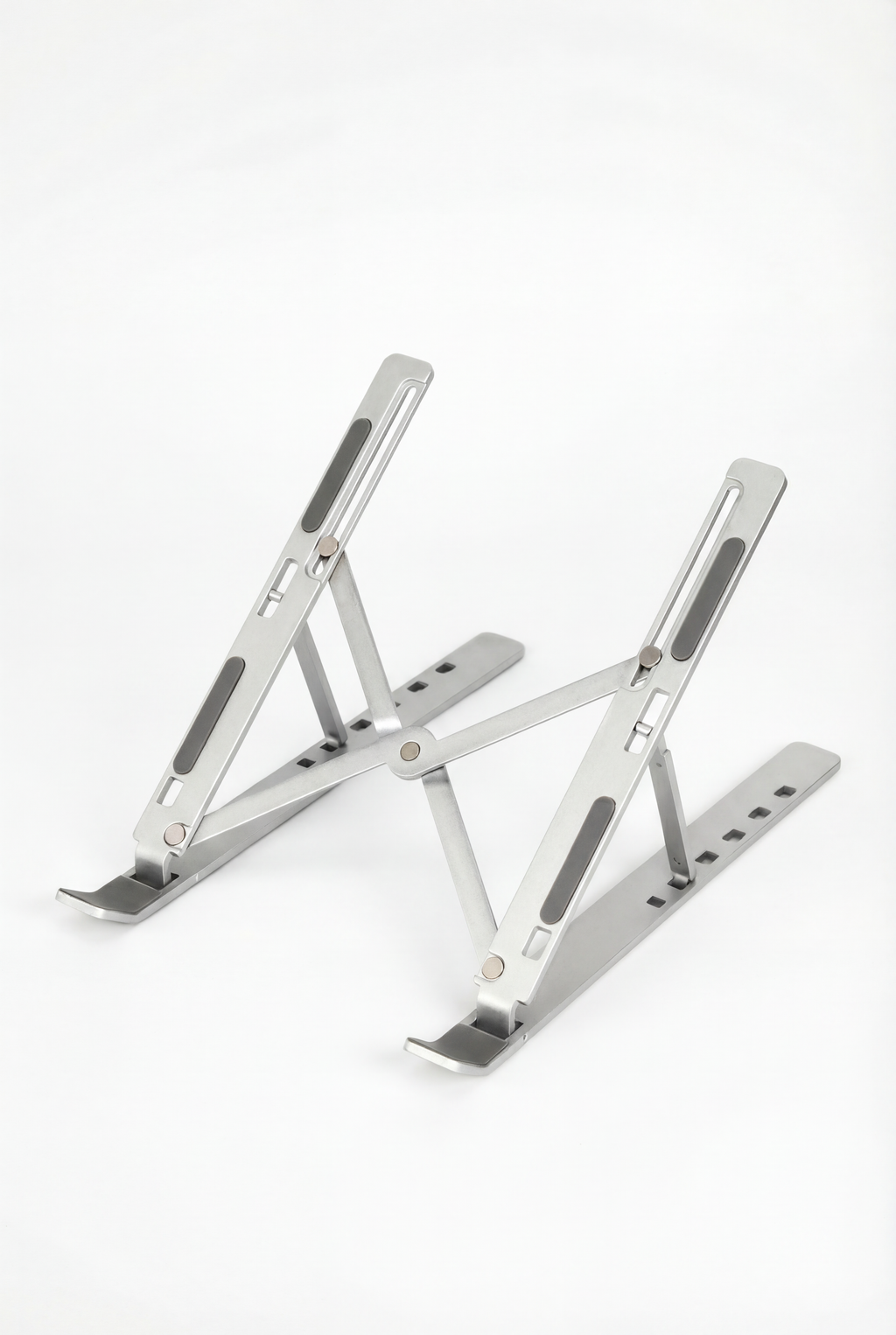 Foldable Aluminium Laptop Stand with Anti-Slip Pads, Universal Fit 10-17 Inch