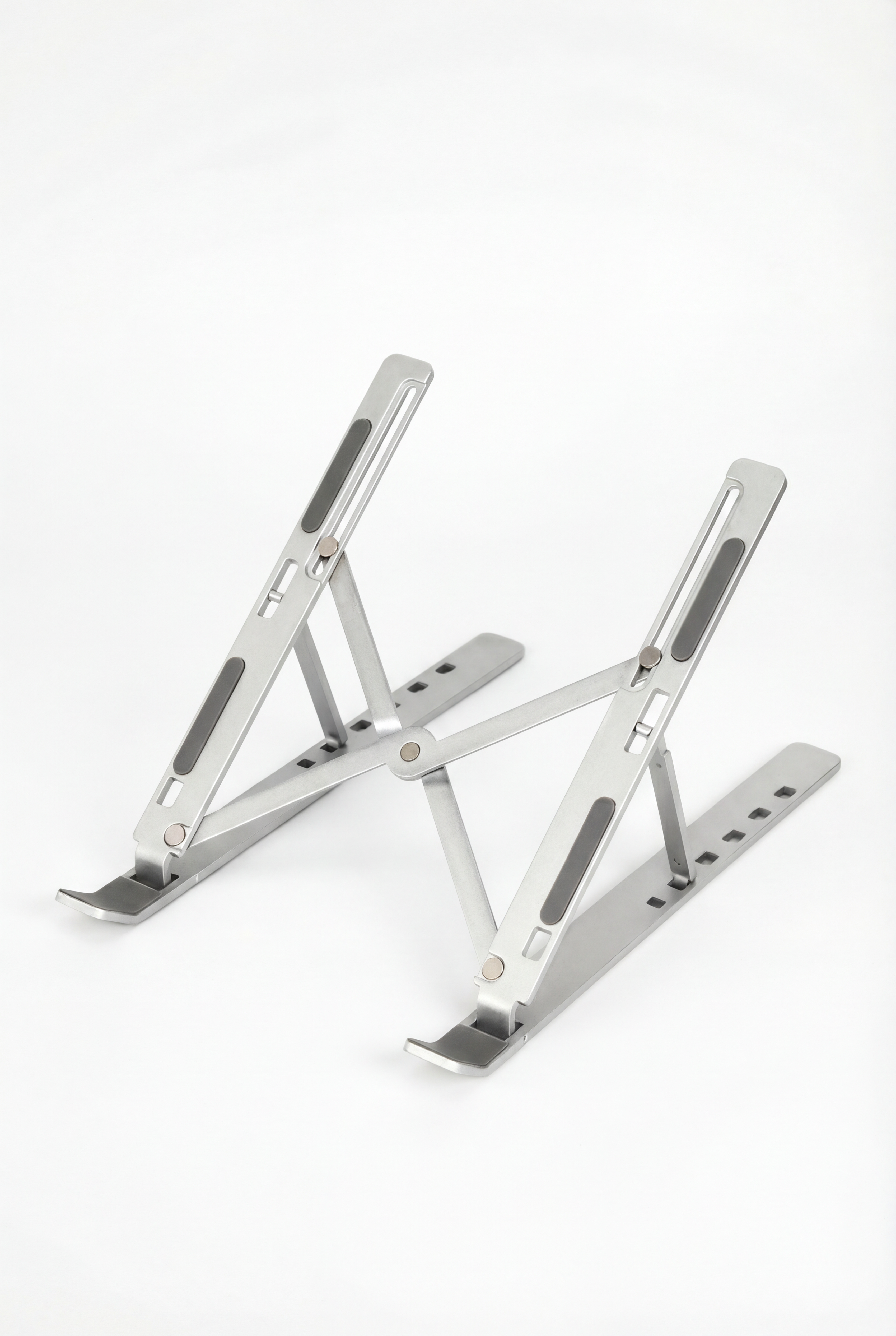Foldable Aluminium Laptop Stand with Anti-Slip Pads, Universal Fit 10-17 Inch