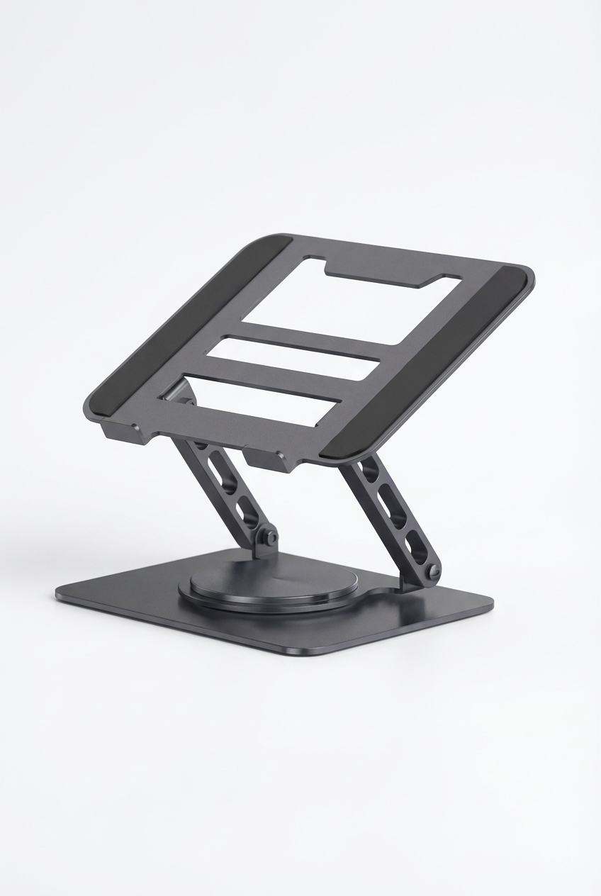 360° Rotating Foldable Aluminium Tablet Stand – Universal Fit 7–13 Inch