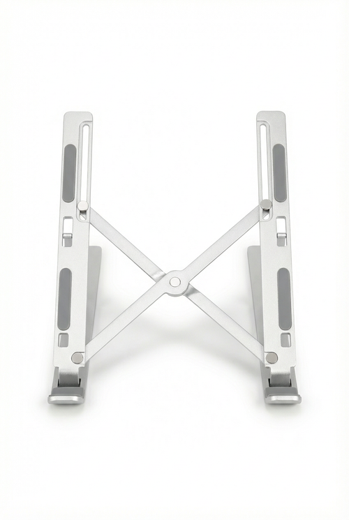 Foldable Aluminium Laptop Stand with Anti-Slip Pads, Universal Fit 10-17 Inch