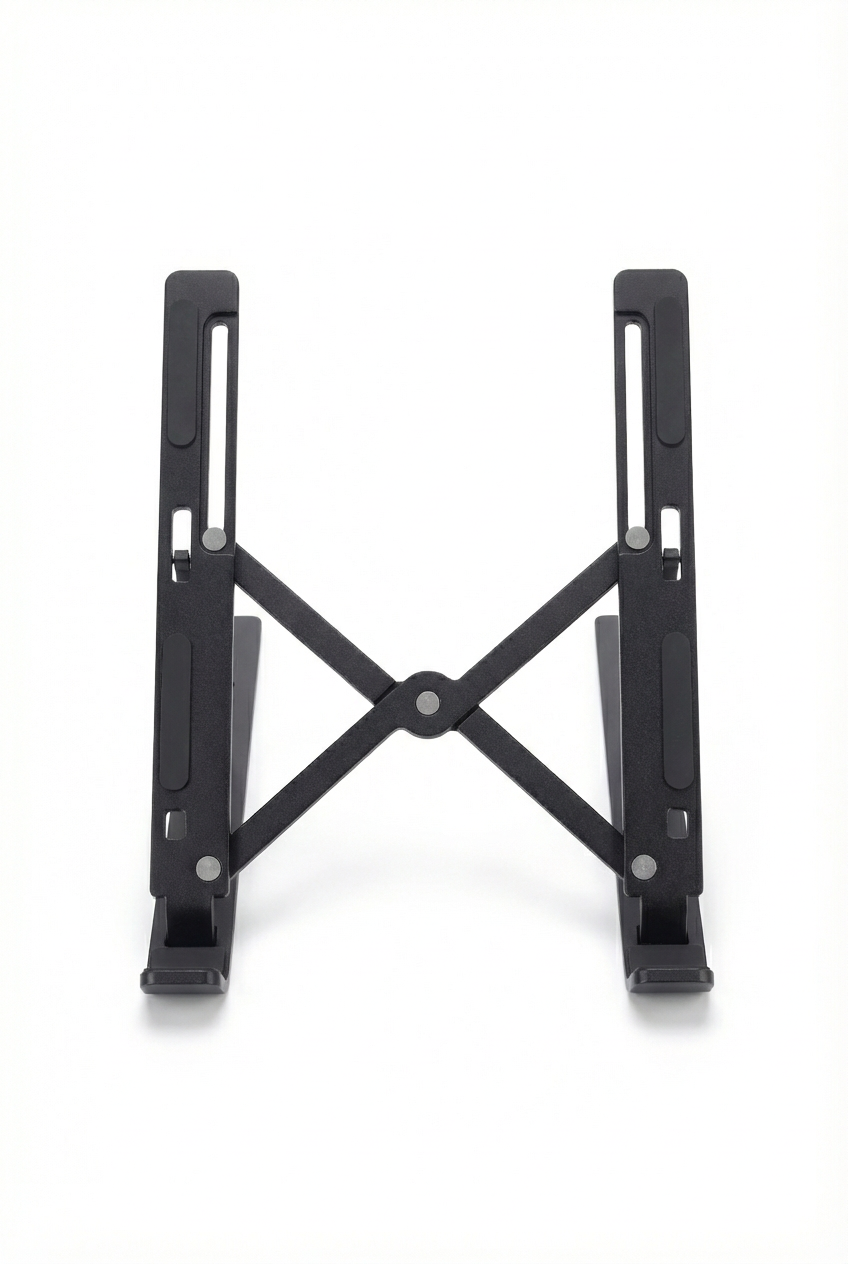 Foldable Aluminium Laptop Stand with Anti-Slip Pads, Universal Fit 10-17 Inch